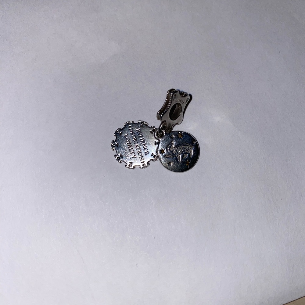 PANDORA hufflepuff dangle charm